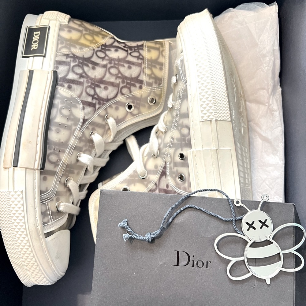 DIOR B23 HIGH TOP SNEAKERS SIZE 40